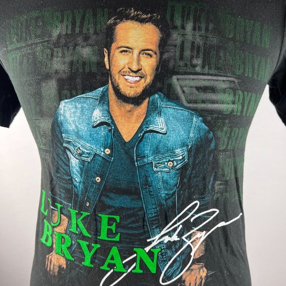 Luke Bryan Kick The Dust Up 2015 Tour T-Shirt - Picture 2 of 5